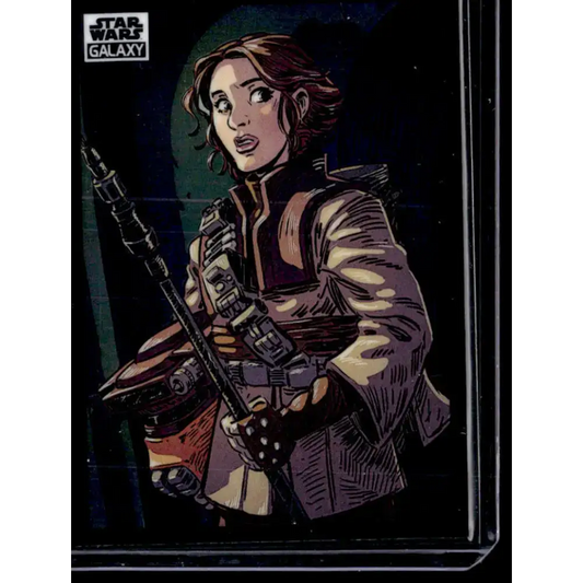 2022 Topps Chrome Star Wars Galaxy #86 Leia Organa NonSport - Star Wars Card Single