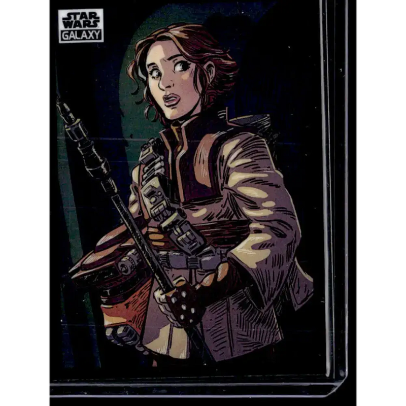 2022 Topps Chrome Star Wars Galaxy #86 Leia Organa NonSport - Star Wars Card Single