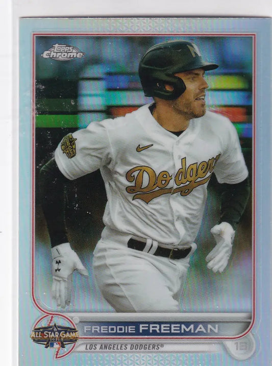 2022 TOPPS CHROME UPDATE #ASGC-28 FREDDIE FREEMAN REFRACTOR- LOS ANGELES DODGERS - Baseball Card Single