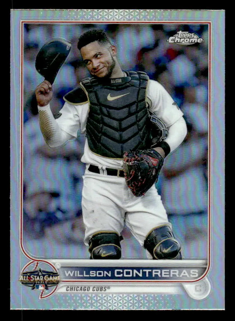 2022 Topps Chrome Update #ASGC-5 Willson Contreras 2022 All-Star Game Chrome - Baseball Card Single