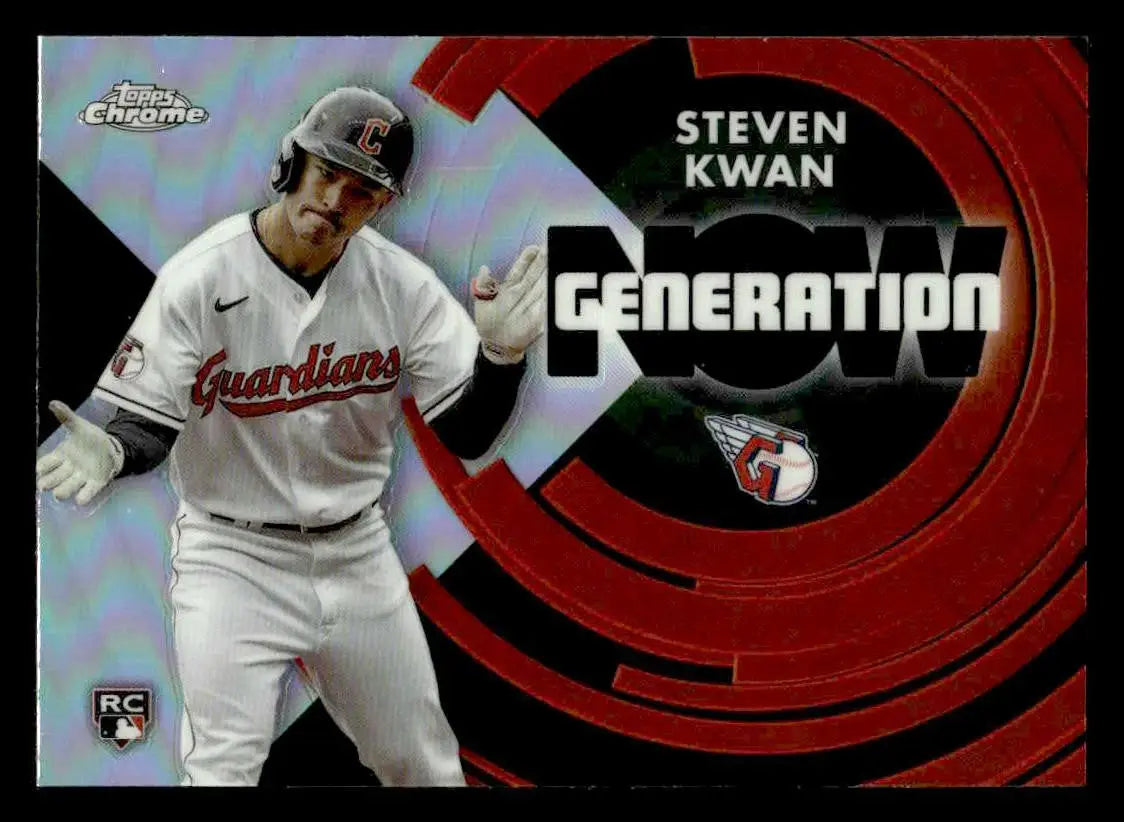 2022 Topps Chrome Update #GNC-7 Steven Kwan Generation Now Chrome - Baseball Card Single