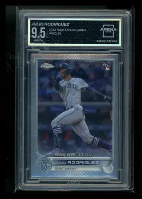 2022 Topps Chrome Update Julio Rodriguez #USC165 RC Baseball Arena Club 9.5 - Baseball Card Single
