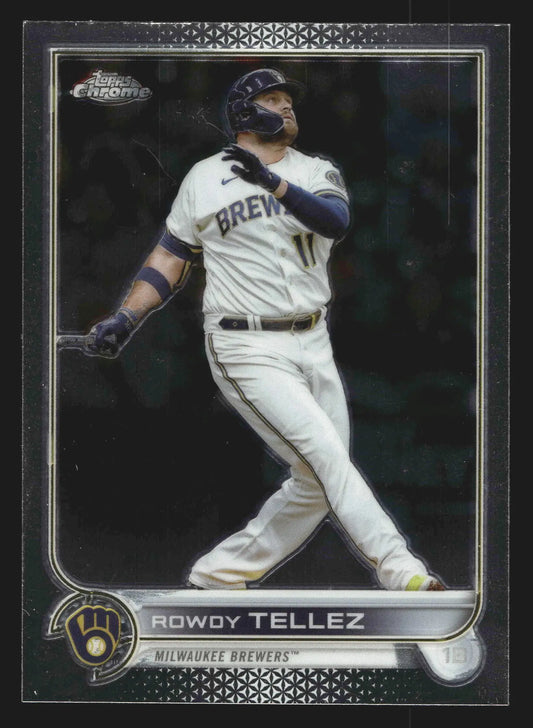 2022 Topps Chrome Update Rowdy Tellez #USC86 Milwaukee Brewers - Baseball Card Single