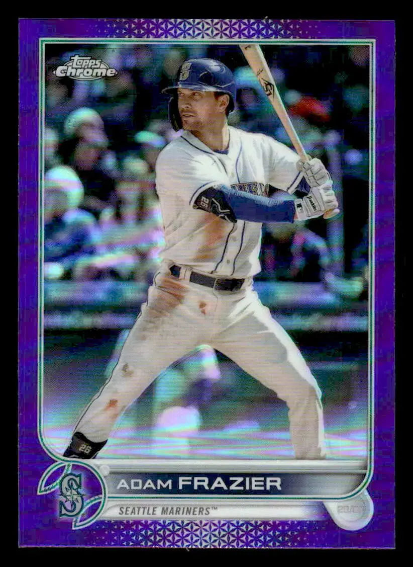 2022 Topps Chrome Update #USC116 Adam Frazier Purple Refractor - Baseball Card Single