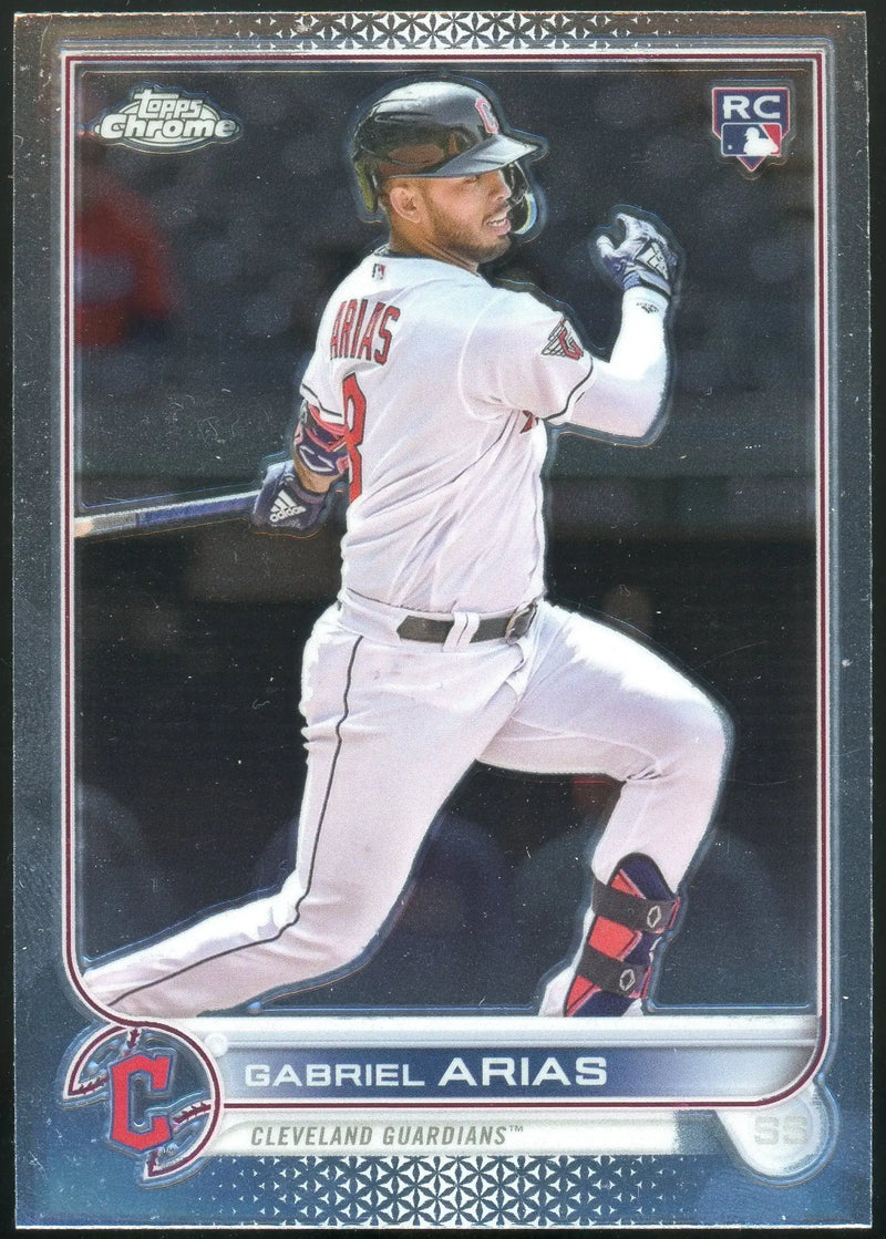2022 Topps Chrome Update #USC131 Gabriel Arias RC Cleveland Guardians