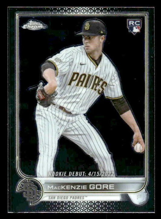 2022 Topps Chrome Update #USC19 MacKenzie Gore - Baseball Card Single