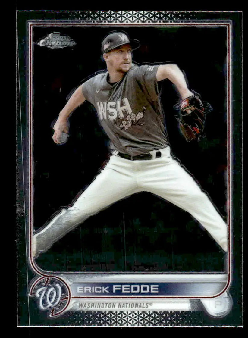 2022 Topps Chrome Update #USC64 Erick Fedde - Baseball Card Single