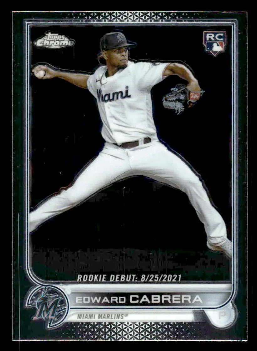 2022 Topps Chrome Update #USC87 Edward Cabrera - Baseball Card Single