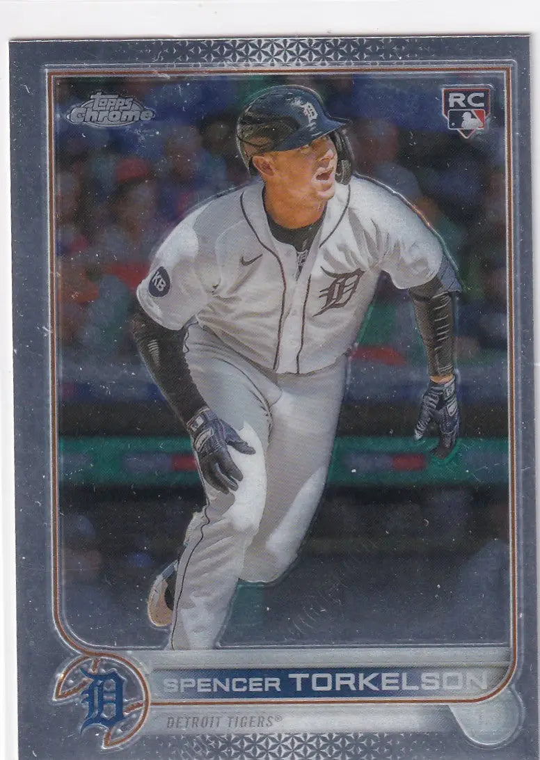 2022 TOPPS CHROME #USC100 SPENCER TORKELSON- DETROIT TIGERS - Baseball Card Single