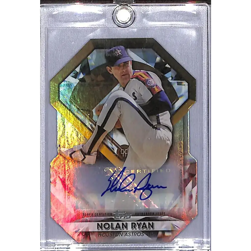 2022 Topps Diamond Greats Die Cut #DGDC-26 Nolan Ryan NM-MT Auto 01/10 Houston Astros