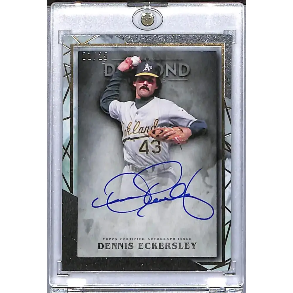 2022 Topps Diamond Icons #AC-DE Dennis Eckersley NM-MT Auto 21/25 Oakland Athletics - Baseball Card Single