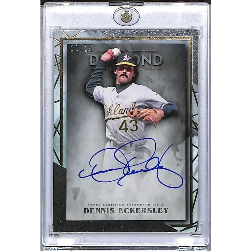 2022 Topps Diamond Icons #AC-DE Dennis Eckersley NM-MT Auto 21/25 Oakland Athletics - Baseball Card Single