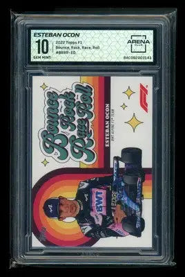 2022 Topps F1 Bounce Rock Race Roll Esteban Ocon #BRRR-EO Arena Club 10 - Racing Card Single
