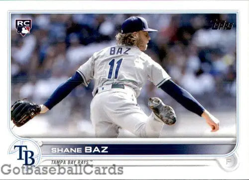 2022 Topps Factory Sets Bonus Rookie Variations #421 Shane Baz NM-MT RC ID:47294 - Baseball Card Single