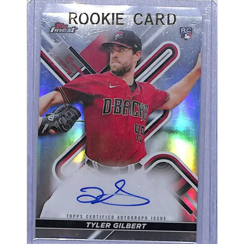 2022 Topps Finest Autograph Refractor #FA-TY Tyler Gilbert NM-MT Auto - Baseball Card Single