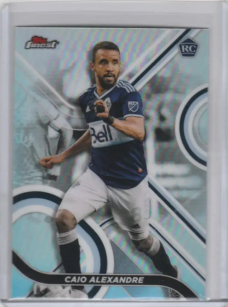 2022 Topps Finest MLS Refractor #83 Caio Alexandre Vancouver Whitecaps FC