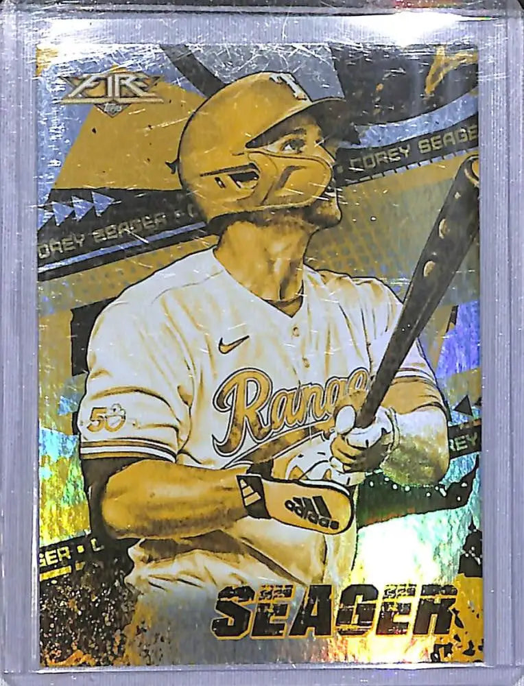2022 Topps Fire #121 Corey Seager NM-MT Texas Rangers