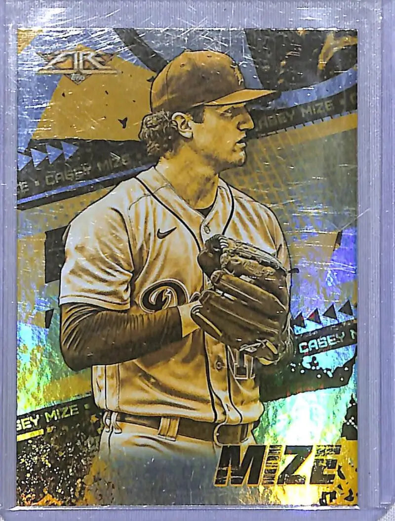 2022 Topps Fire #16 Casey Mize NM-MT Detroit Tigers - Baseball Card Single