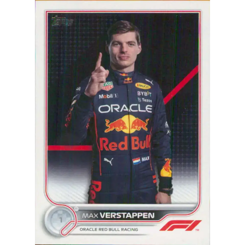 2022 Topps Formula 1 #1 Max Verstappen NM-MT Racing Card - Racing Card Single