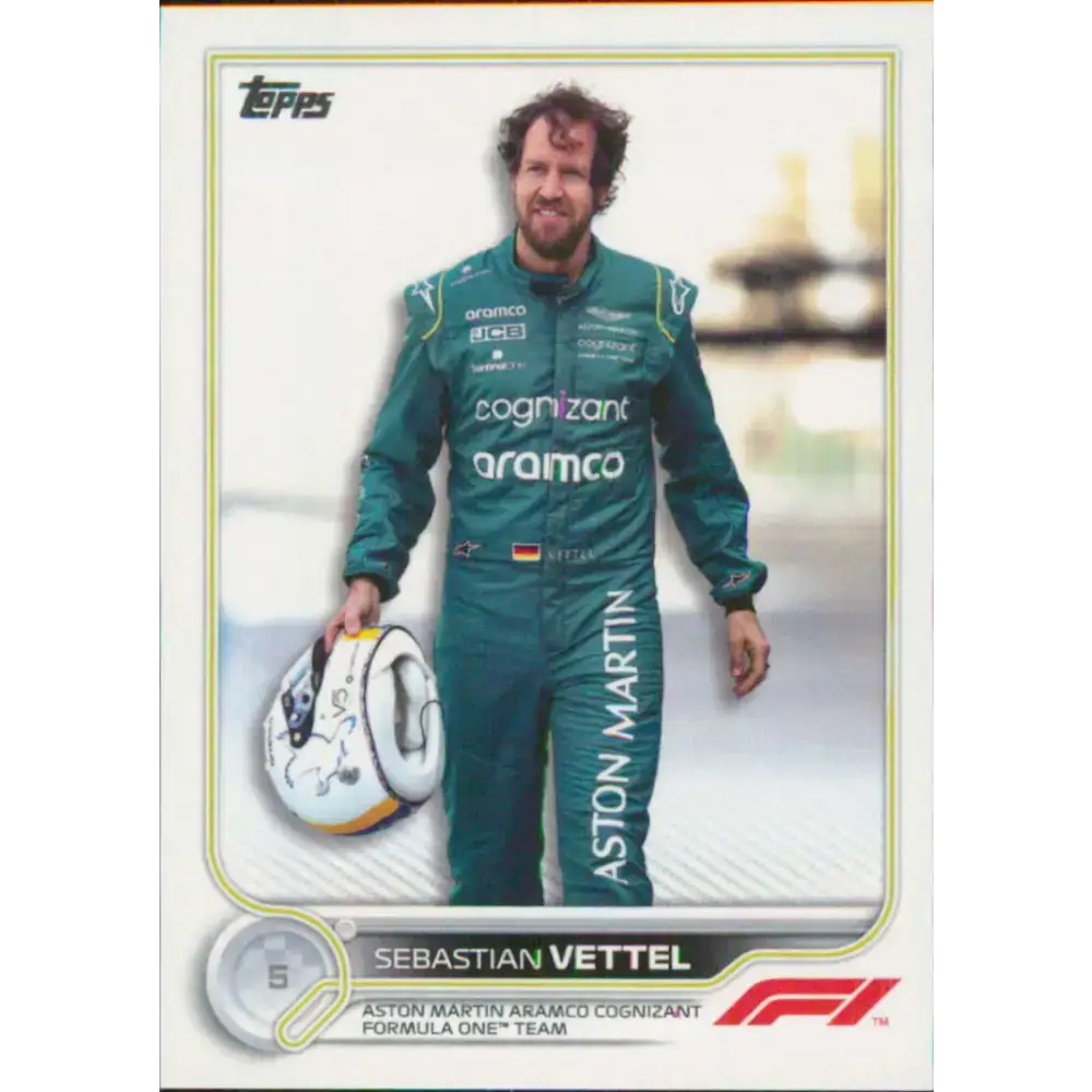 2022 Topps Formula 1 #10 Sebastian Vettel NM-MT Racing Card - Racing Card Single