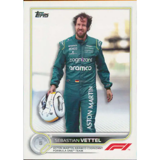 2022 Topps Formula 1 #10 Sebastian Vettel NM-MT Racing Card - Racing Card Single