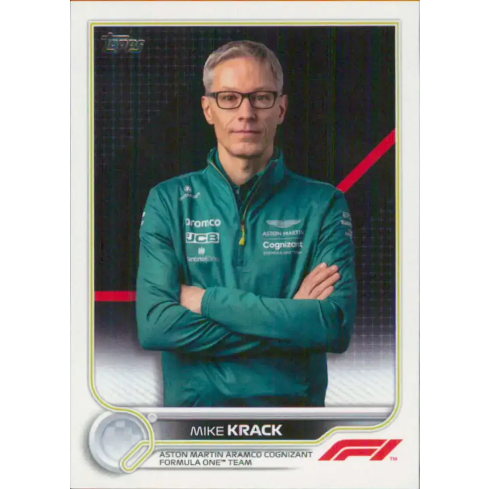 2022 Topps Formula 1 #101 Mike Krack NM-MT Racing Card - Racing Card Single