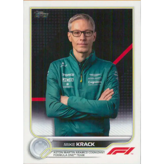 2022 Topps Formula 1 #101 Mike Krack NM-MT Racing Card - Racing Card Single