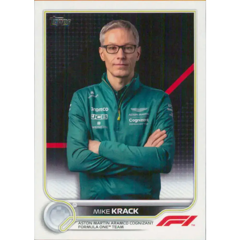 2022 Topps Formula 1 #101 Mike Krack NM-MT Racing Card - Racing Card Single