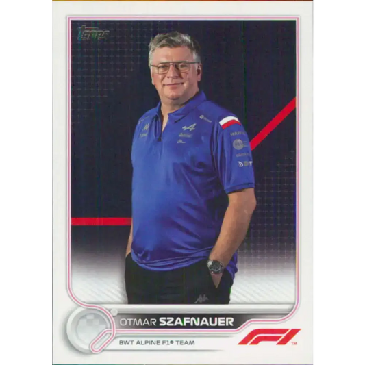 2022 Topps Formula 1 #102 Otmar Szafnauer NM-MT Racing Card - Racing Card Single