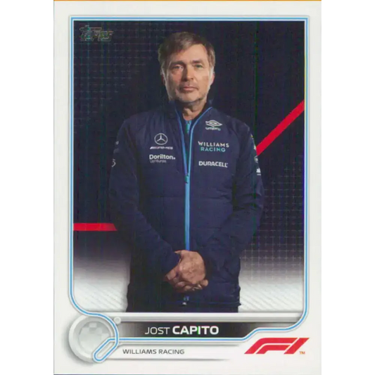 2022 Topps Formula 1 #106 Jost Capito NM-MT Racing Card - Racing Card Single
