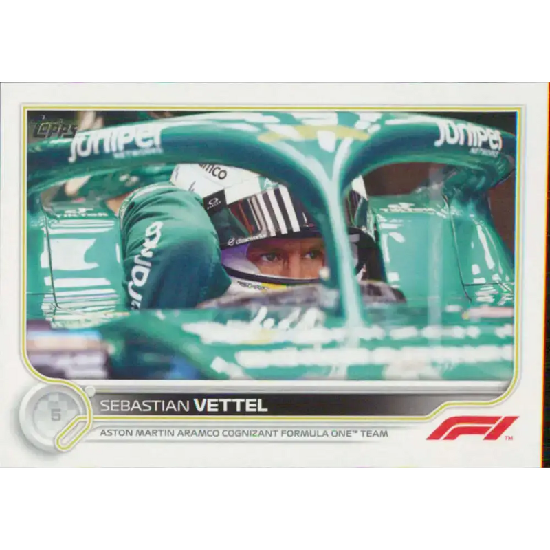 2022 Topps Formula 1 #11 Sebastian Vettel NM-MT Racing Card - Racing Card Single