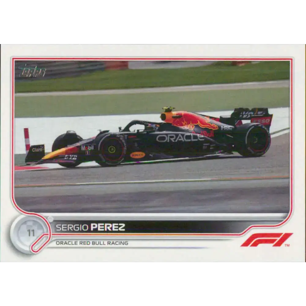 2022 Topps Formula 1 #110 Sergio Perez NM-MT Racing Card - Racing Card Single
