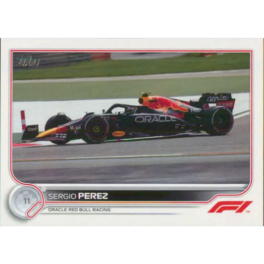 2022 Topps Formula 1 #110 Sergio Perez NM-MT Racing Card - Racing Card Single