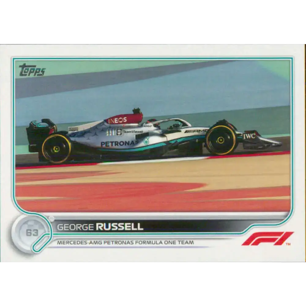 2022 Topps Formula 1 #112 George Russell NM-MT Racing Card - Racing Card Single