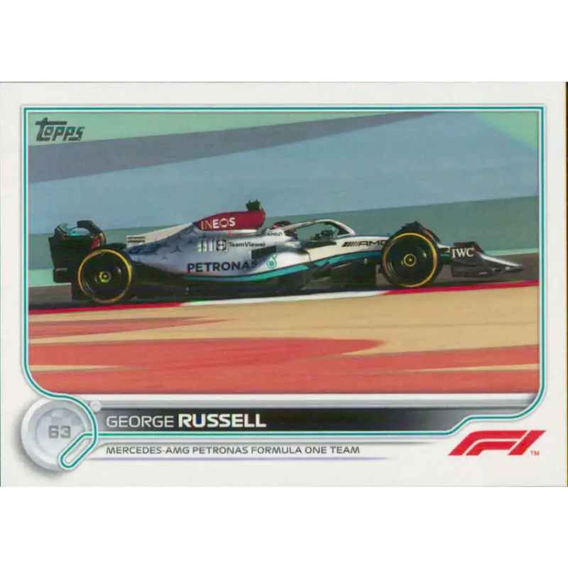 2022 Topps Formula 1 #112 George Russell NM-MT Racing Card - Racing Card Single