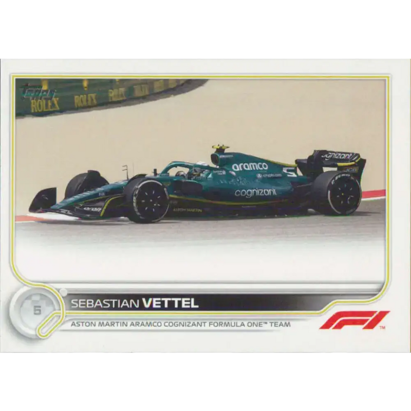 2022 Topps Formula 1 #113 Sebastian Vettel NM-MT Racing Card - Racing Card Single