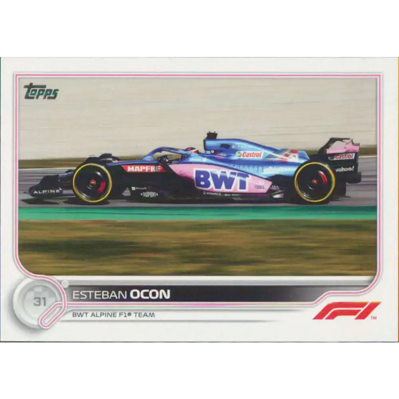 2022 Topps Formula 1 #116 Esteban Ocon NM-MT Racing Card - Racing Card Single