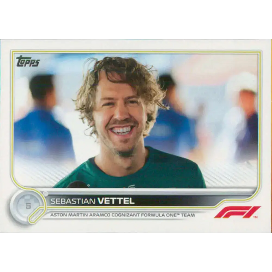 2022 Topps Formula 1 #12 Sebastian Vettel NM-MT Racing Card - Racing Card Single