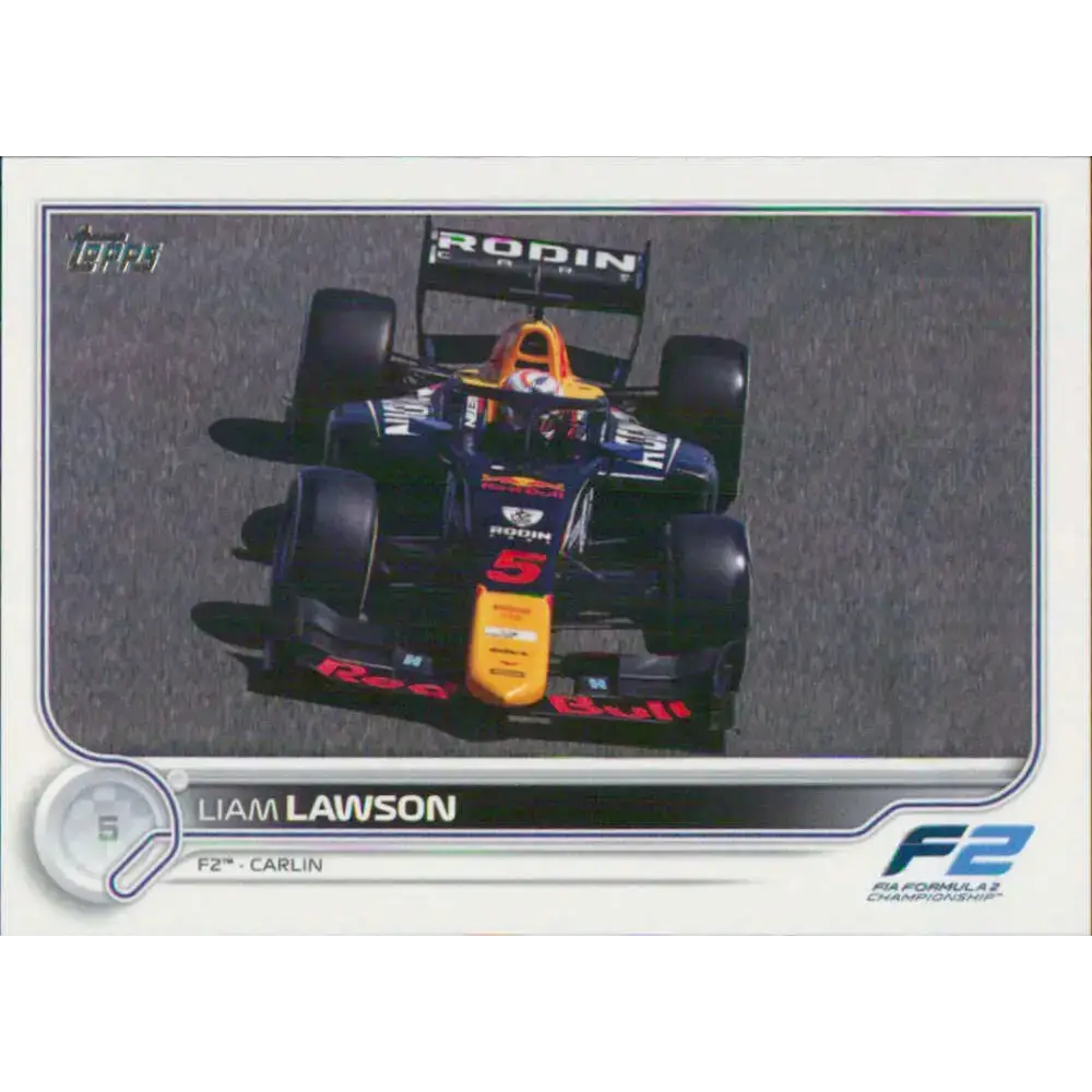 2022 Topps Formula 1 #133 Liam Lawson NM-MT Racing Card - Racing Card Single