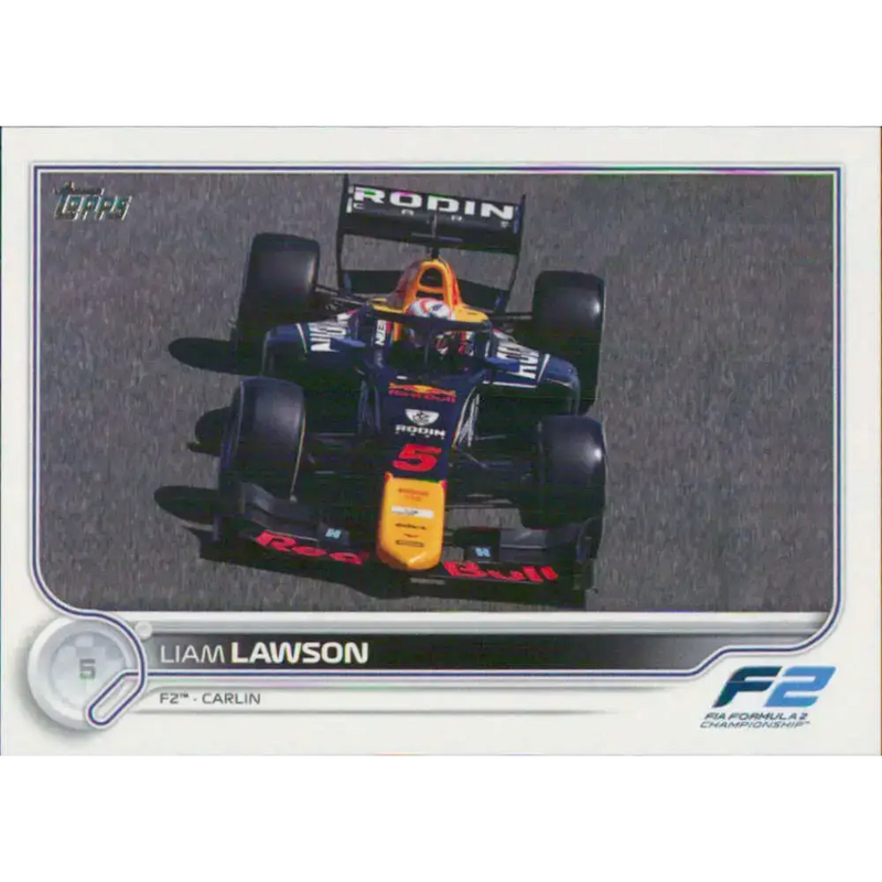 2022 Topps Formula 1 #133 Liam Lawson NM-MT Racing Card - Racing Card Single