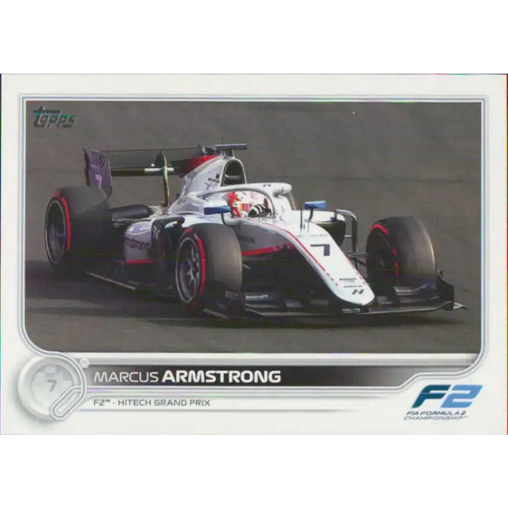 2022 Topps Formula 1 #135 Marcus Armstrong NM-MT Racing Card - Racing Card Single