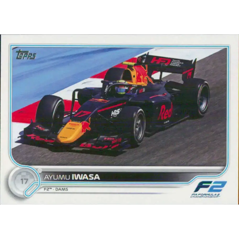 2022 Topps Formula 1 #144 Ayumu Iwasa NM-MT Racing Card - Racing Card Single
