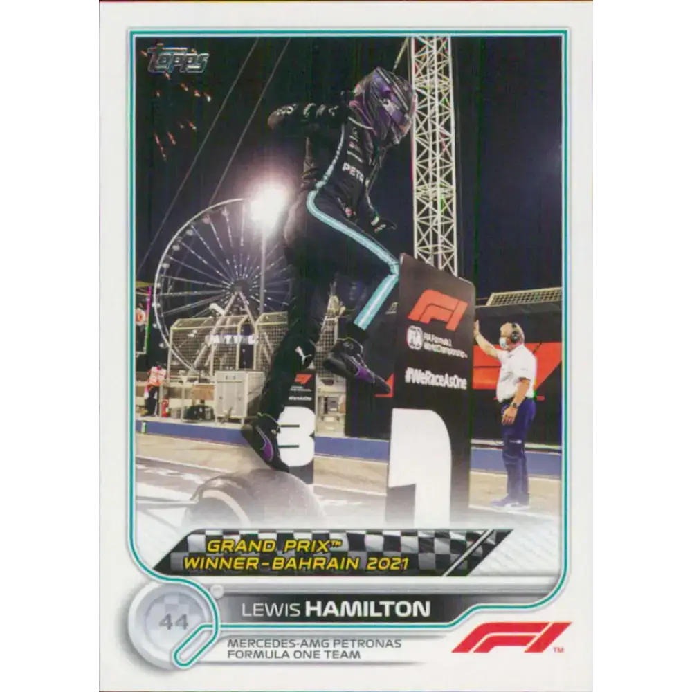 2022 Topps Formula 1 #151 Lewis Hamilton NM-MT Racing Card - Racing Card Single