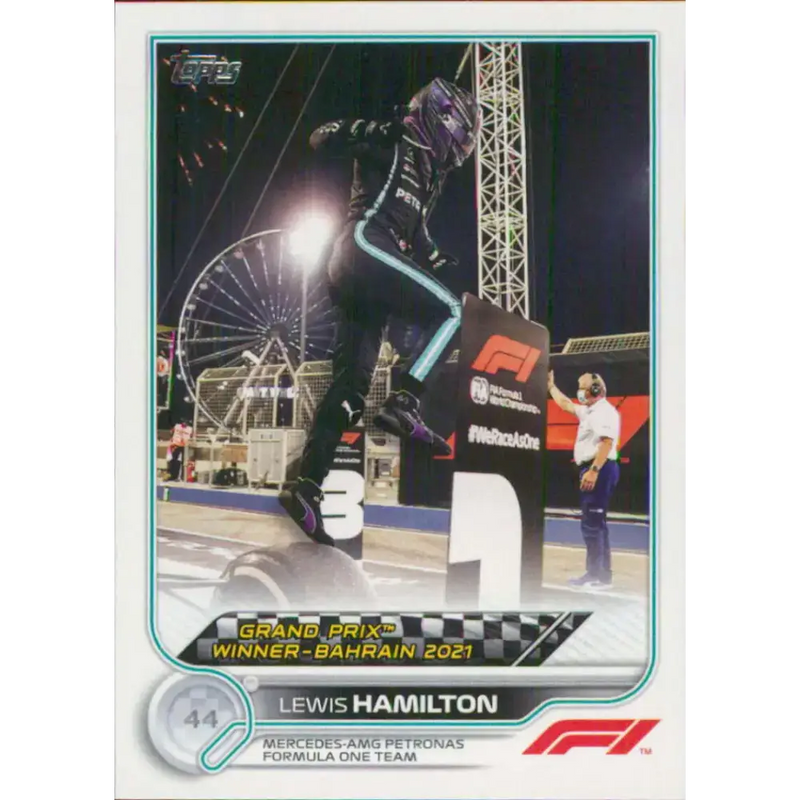 2022 Topps Formula 1 #151 Lewis Hamilton NM-MT Racing Card - Racing Card Single