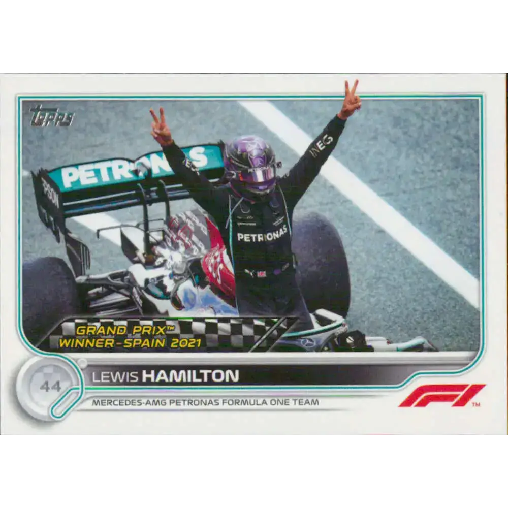 2022 Topps Formula 1 #154 Lewis Hamilton NM-MT Racing Card - Racing Card Single