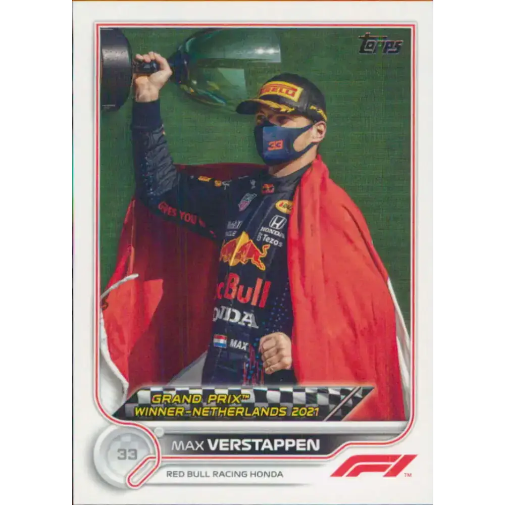 2022 Topps Formula 1 #163 Max Verstappen NM-MT Racing Card - Racing Card Single