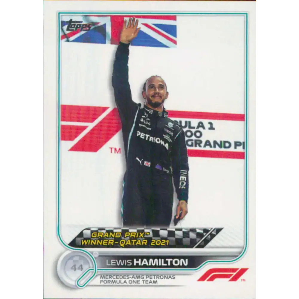 2022 Topps Formula 1 #170 Lewis Hamilton NM-MT Racing Card - Racing Card Single