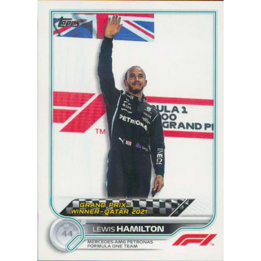 2022 Topps Formula 1 #170 Lewis Hamilton NM-MT Racing Card - Racing Card Single