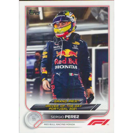 2022 Topps Formula 1 #175 Sergio Perez NM-MT Racing Card - Racing Card Single