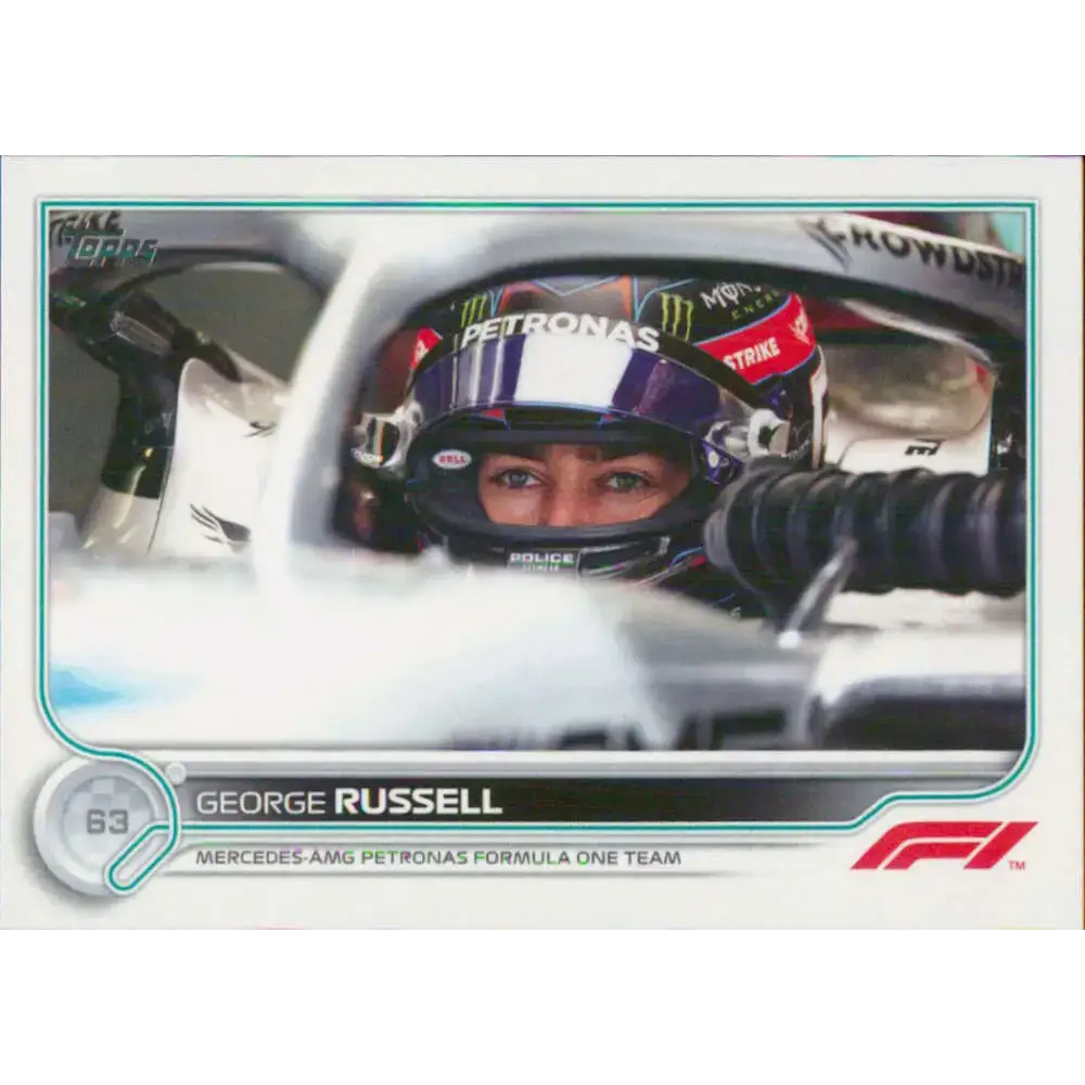 2022 Topps Formula 1 #19 George Russell NM-MT Racing Card - Racing Card Single